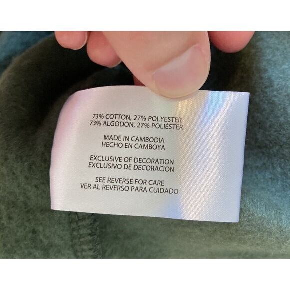 NWT $59.95 Gap Logo Hoodie Sweatshirt Size Large Men’s Green - Picture 7 of 10